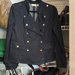 Chico's Black Jean Jacket Timeless Style